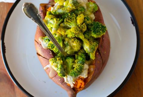 Easy Stuffed Sweet Potato